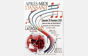 Après-Midi Dansant à ROCQUEMONT , Salle des fêtes , derrière la mairie